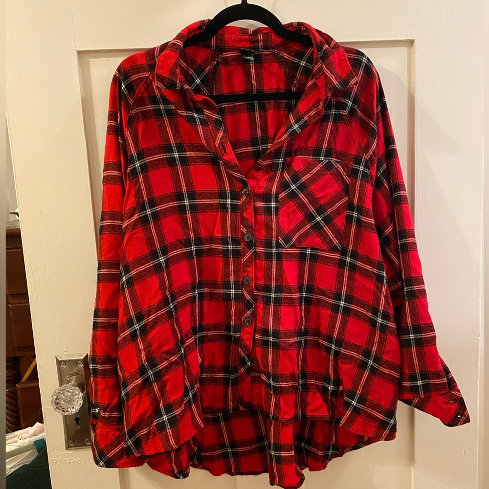 Wild Fable Plaid Long Sleeve